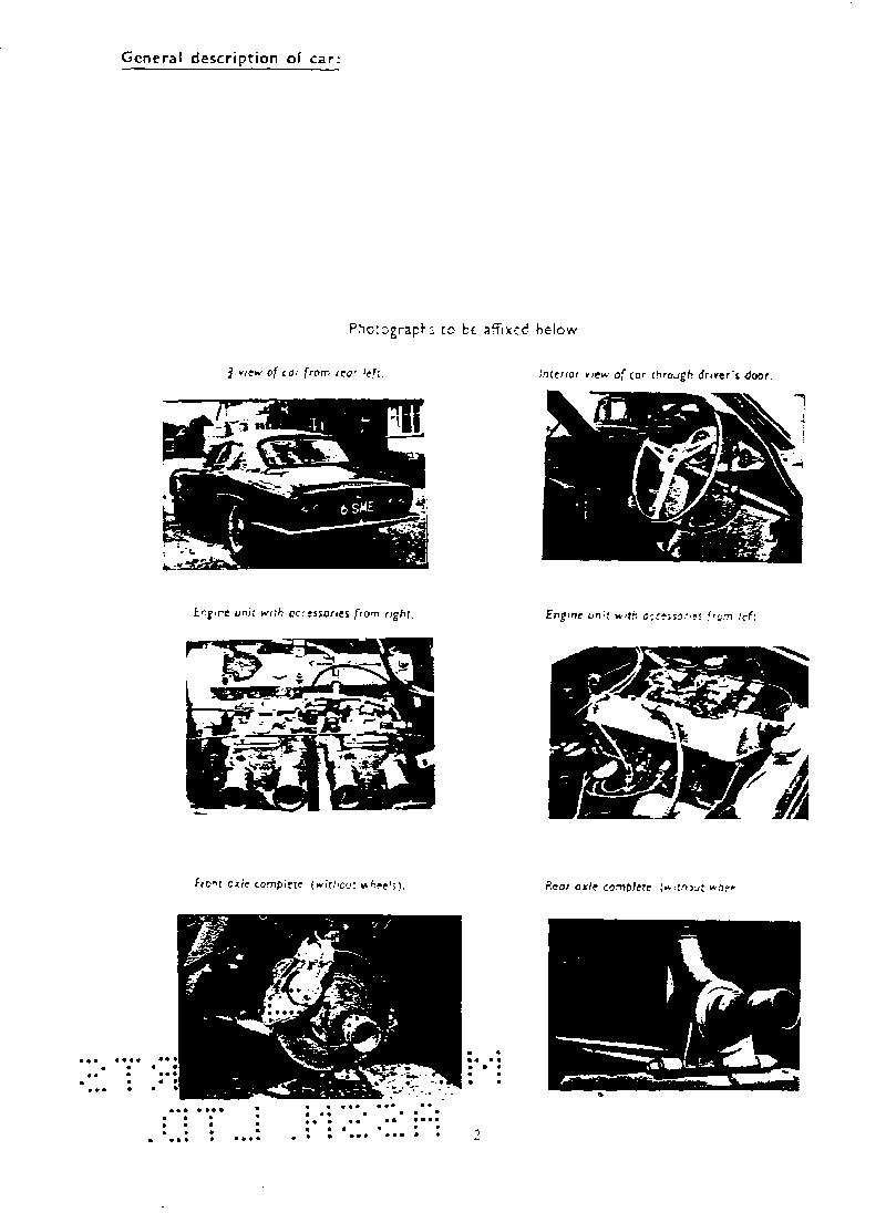 1961 Homologation Papers - Page 3